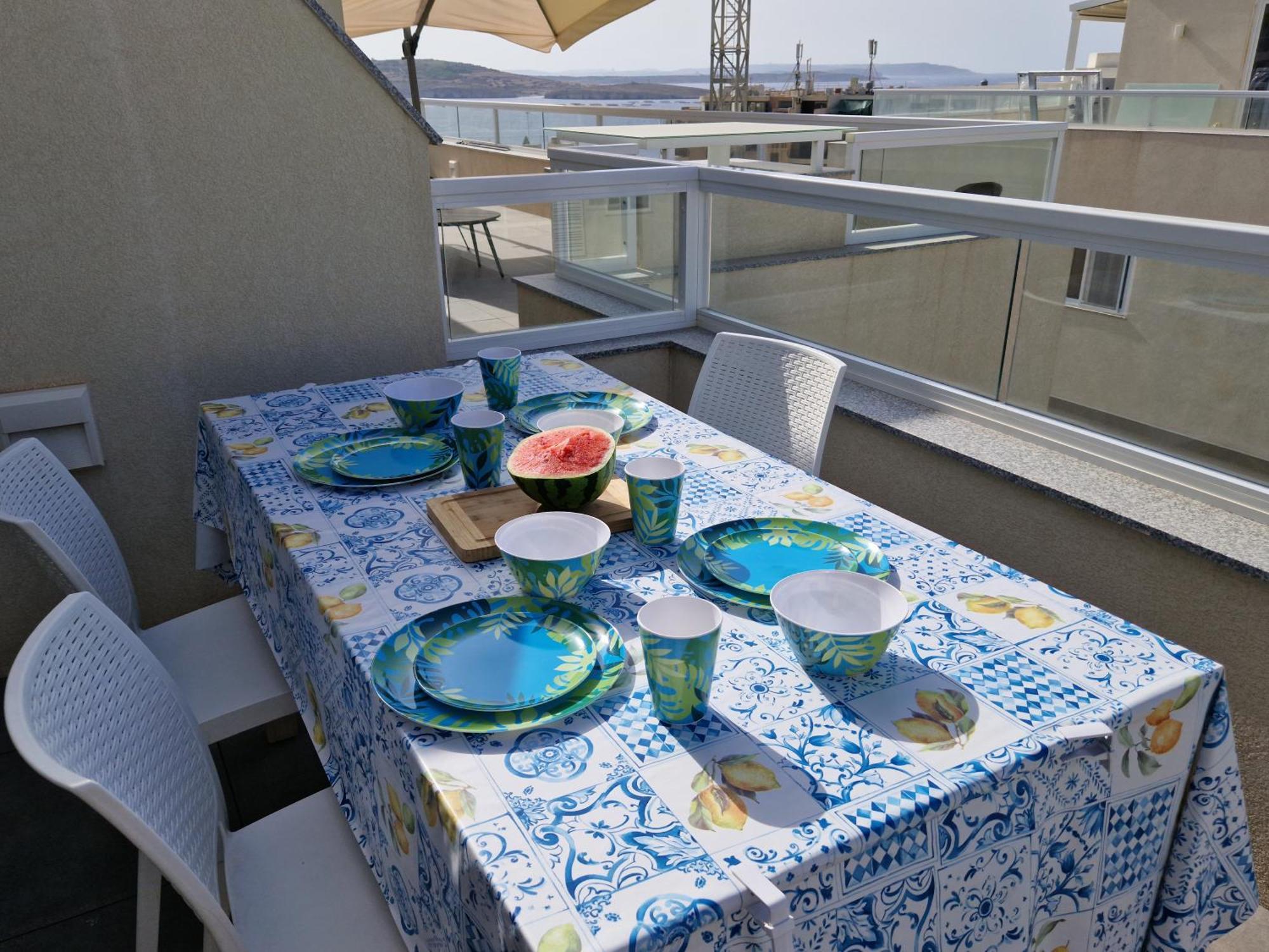 Sea View New Penthouse Terrace & Garage Parking *