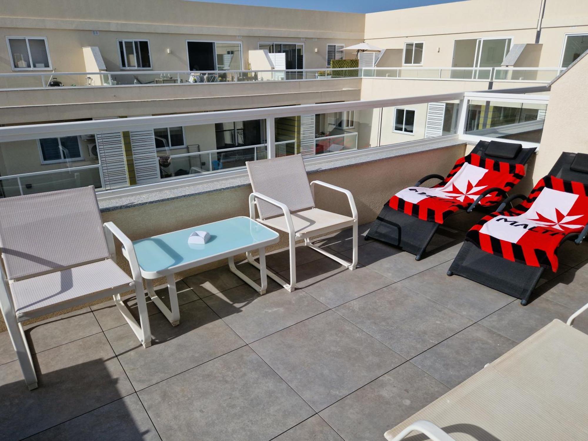 Sea View New Penthouse Terrace & Garage Parking St. Paul's Bay